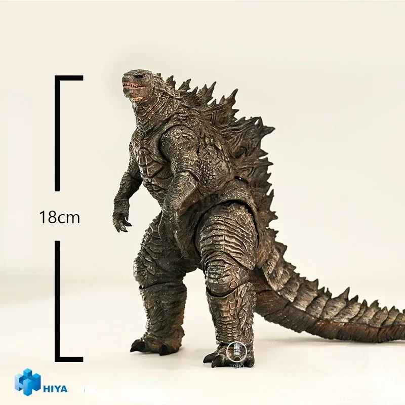 HIYA 18 سم 7 بوصة مجسم حركة سلسلة أساسية رائعة Godzilla × King Kong New Empire Godzilla Rre-evved Ver. في الأوراق المالية #4