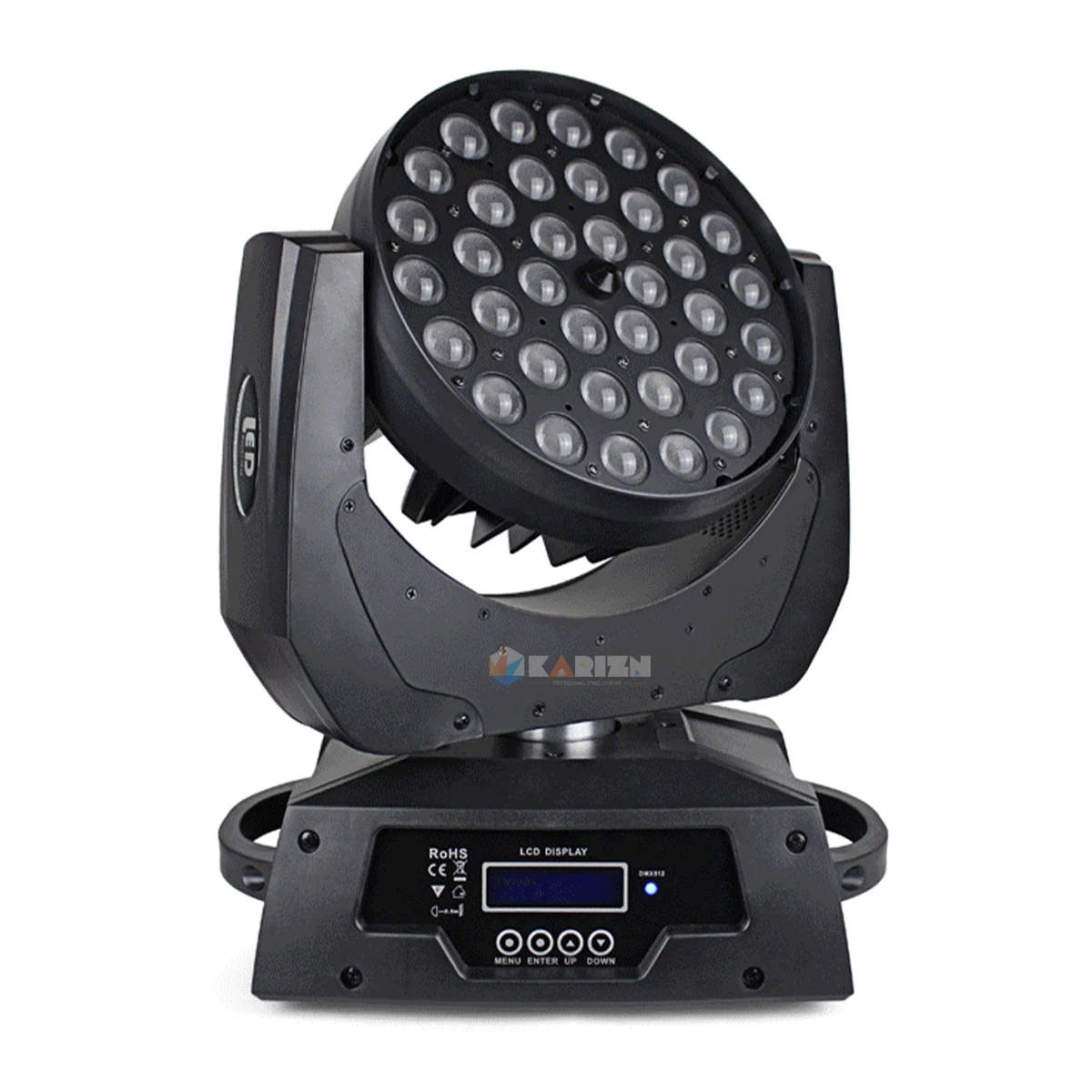 0 Tax 1Pcs LED Screen Led Wash Zoom 36x18W Rgbw Moving Head Light LED Screen Zoom Wash Moving Head  Light Dmx