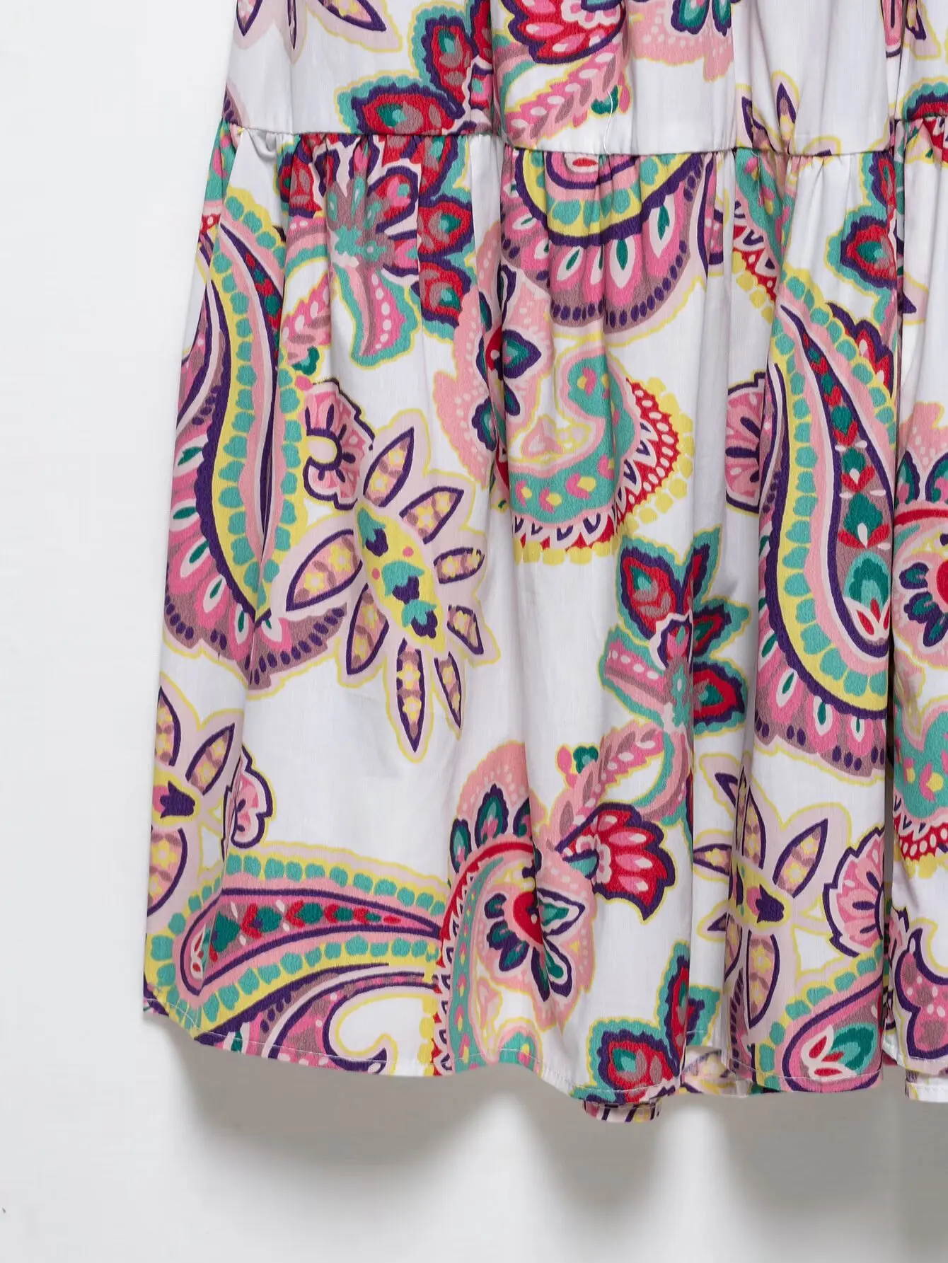 KONDALA, vestido Midi estampado de vacaciones para mujer, vestido largo con huecos cruzados en la cintura, nueva moda de verano 2021, vestido informal bohemio de calle alta