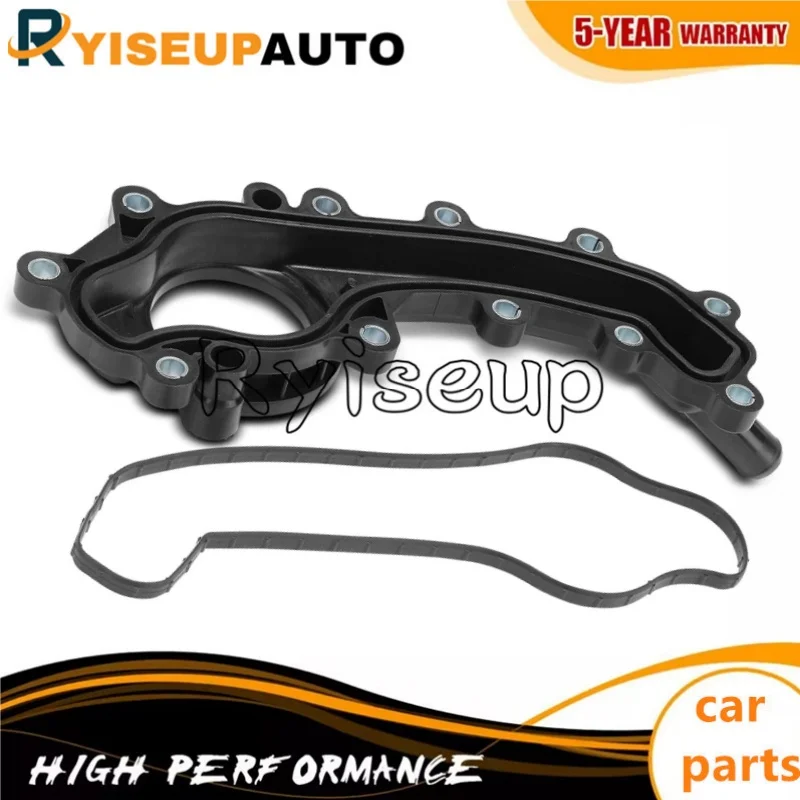 5184653AE Thermostat Housing Water Outlet Hose For Chrysler 300C Dodge Avenger Charger 9023102 Black/Grey 5184653AF 5184653AD