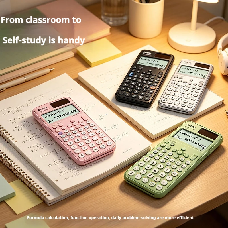 Casio fx-991CN/GX-14B/AX-12B Adorable girl's office study desktop computer, function graphing international course study