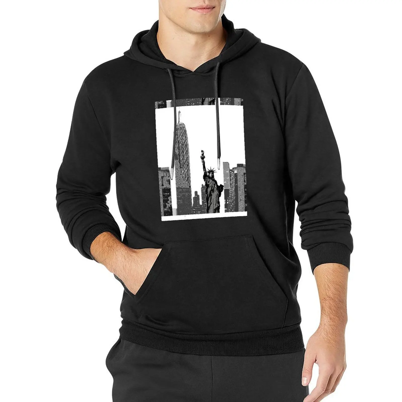 

Big Apple Graphic Pullover Hoodie men clothing men's coat japanese hoodie