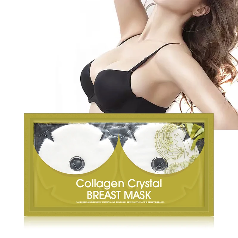 2Pcs Big Bust Breast Care Cream Collagen Crystal Breast Enhancer Chest Enlargement Mask Body Shaping Patch Tightness