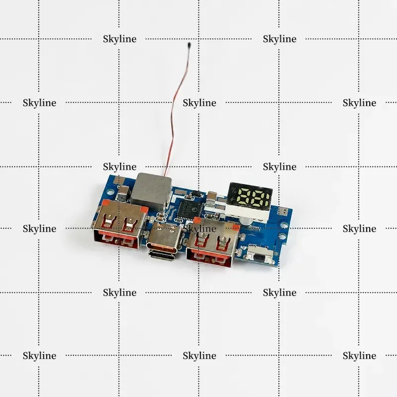 4 Ports Fast Charging Digital Display Lithium Battery Module IP5356 Power Bank Main Board 5356