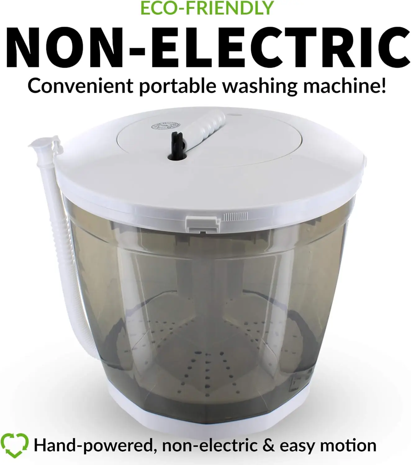 GEAR - Mini Portable Washing Machine - Washer and Dryer - Manual Non Electric