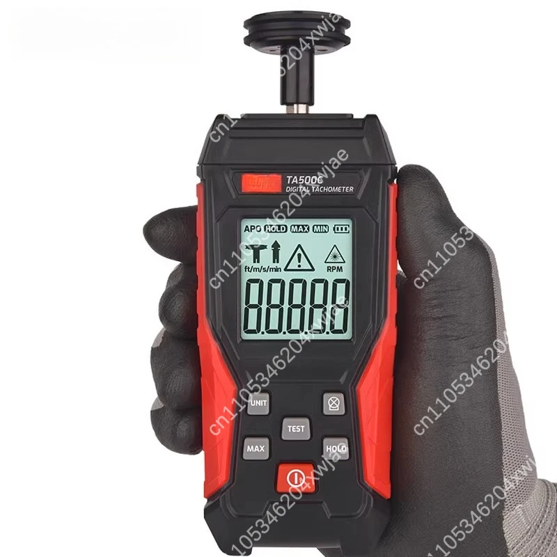 Digital Laser Tachometer A500A/B/C Contact RPM Meter Motor Speed Measurement Tool