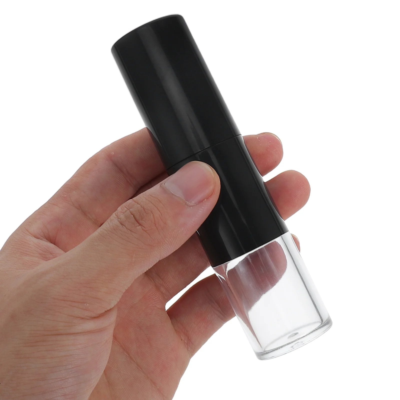 コンパクトなトラベルメイクブラシ、多機能ソフトパウダーブラッシュフェイスアプリケーター、外出先でのタッチアップに便利な自動ディスペンシング機能付き