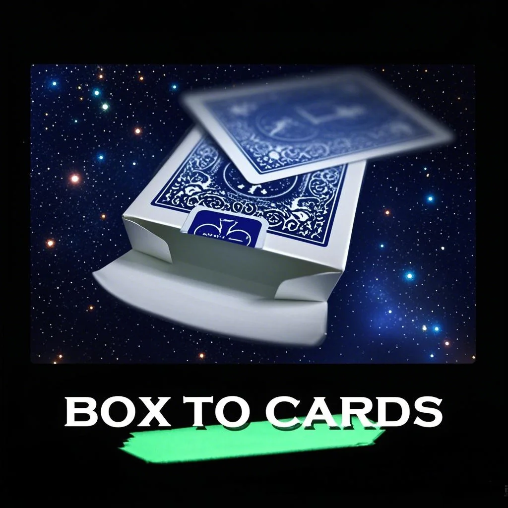 

Box To Cards Card Magic Tricks Empty Cards Box Changes Into Cards Instantly Gimmick Props