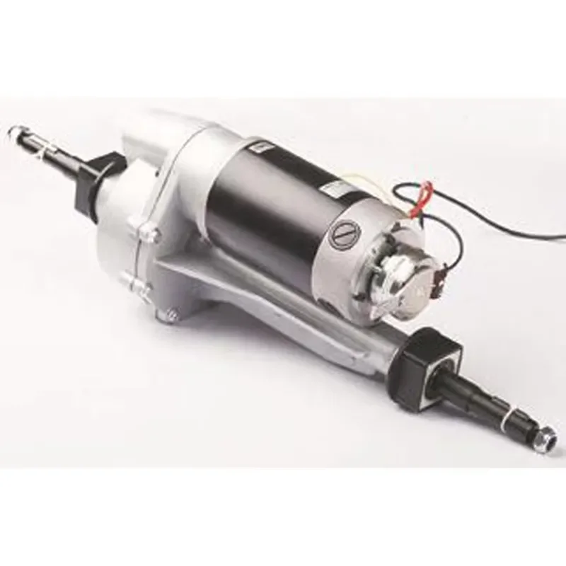 24V 800W DC Motor 4000Rpm Variable Speed Drive Axle for Electric Vehicle Gear Ratio 25:1 High Torque Reduction Gearbox