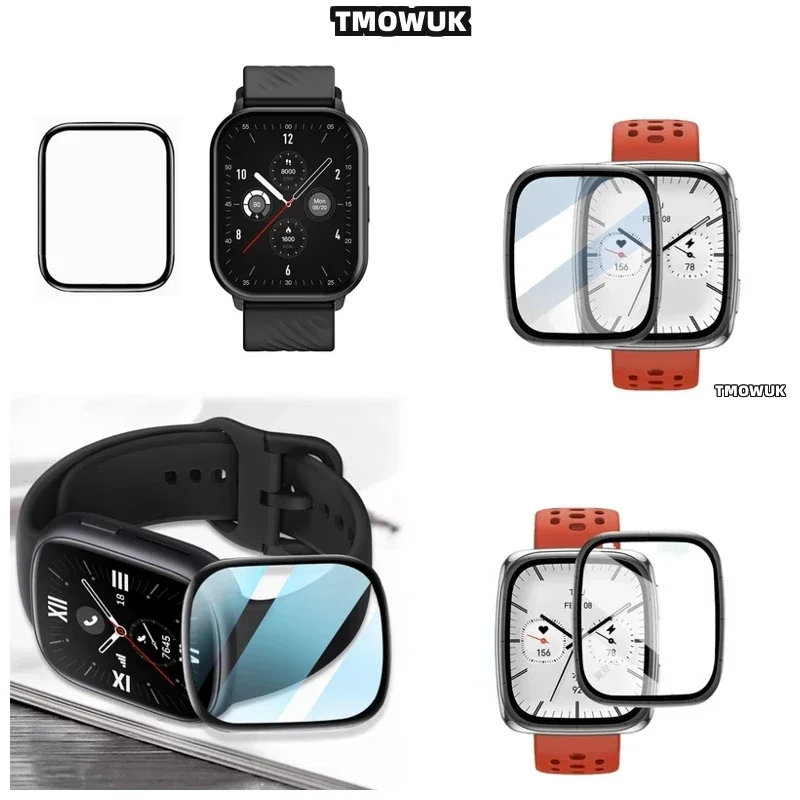 

For Amazfit Active 2 Square Ultra Clear Soft Screen Protector - Anti-Scratch Film With Self-Healing Technology & Curved Edge Fit