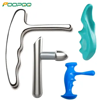 Stainless steel trigger point massage tool, deep tissue massage, reflexology acupuncture massage tool for myofascial release pain
