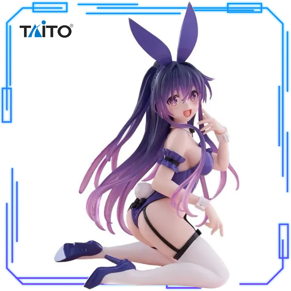 

In Stock Taito Original Genuine Date A Live IV Desktop Cute Figure Yatogami Tohka Bunny Ver. 13cm Collections Model Toy Figures