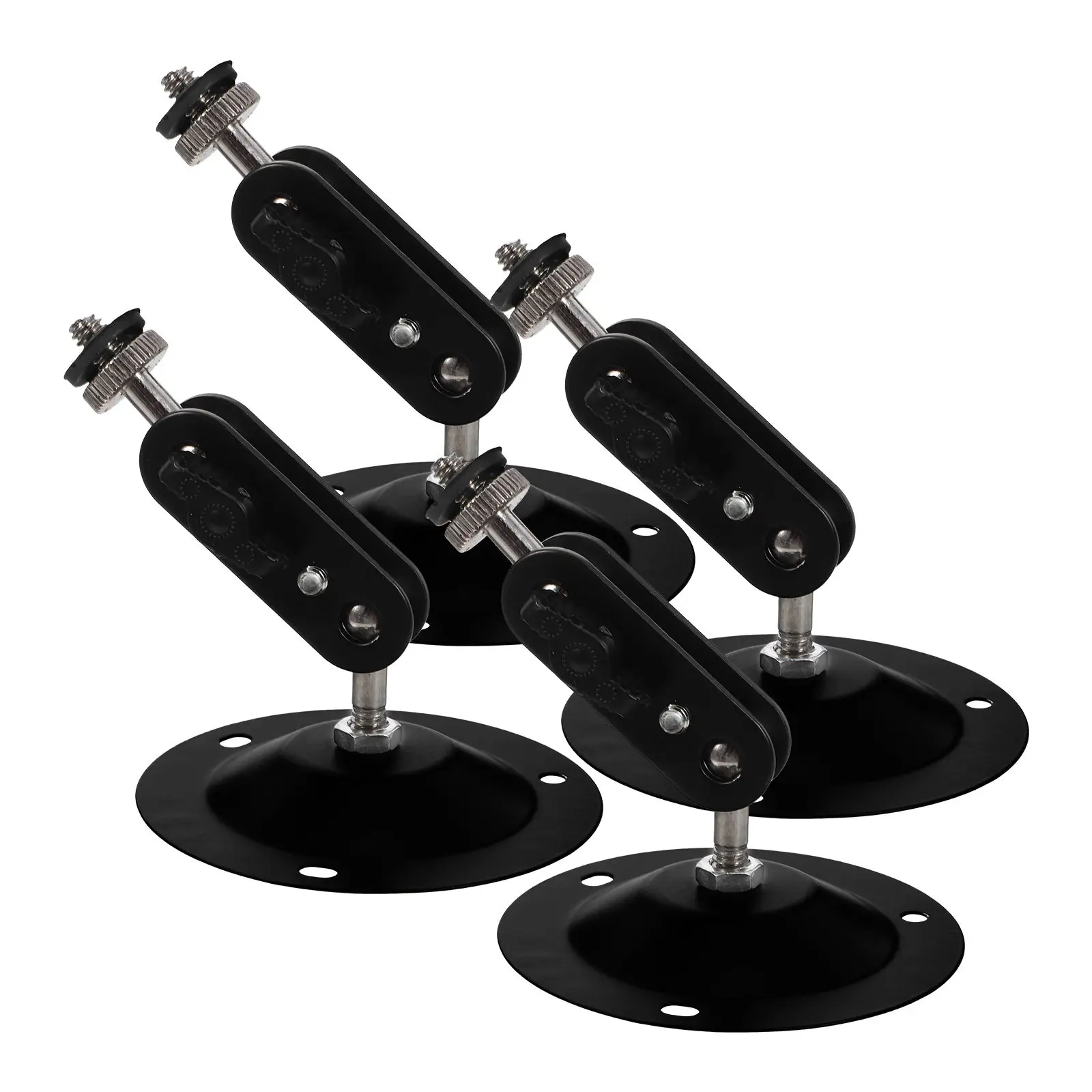 4Sets Plastic Wall Mount Camera Bracket Security Camera Installation For Office Manager Home Sturdy Support Adjustable
