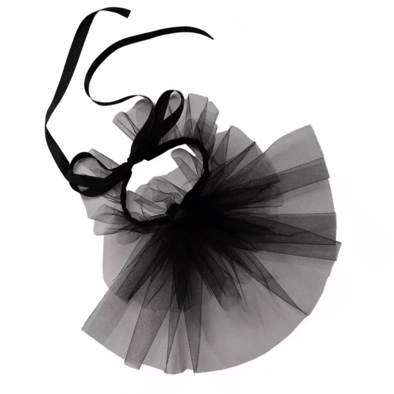 652f Victorian Colonial Mesh Mesh Jabot Falso Collar Medieval Ruff para tema del tema histórico