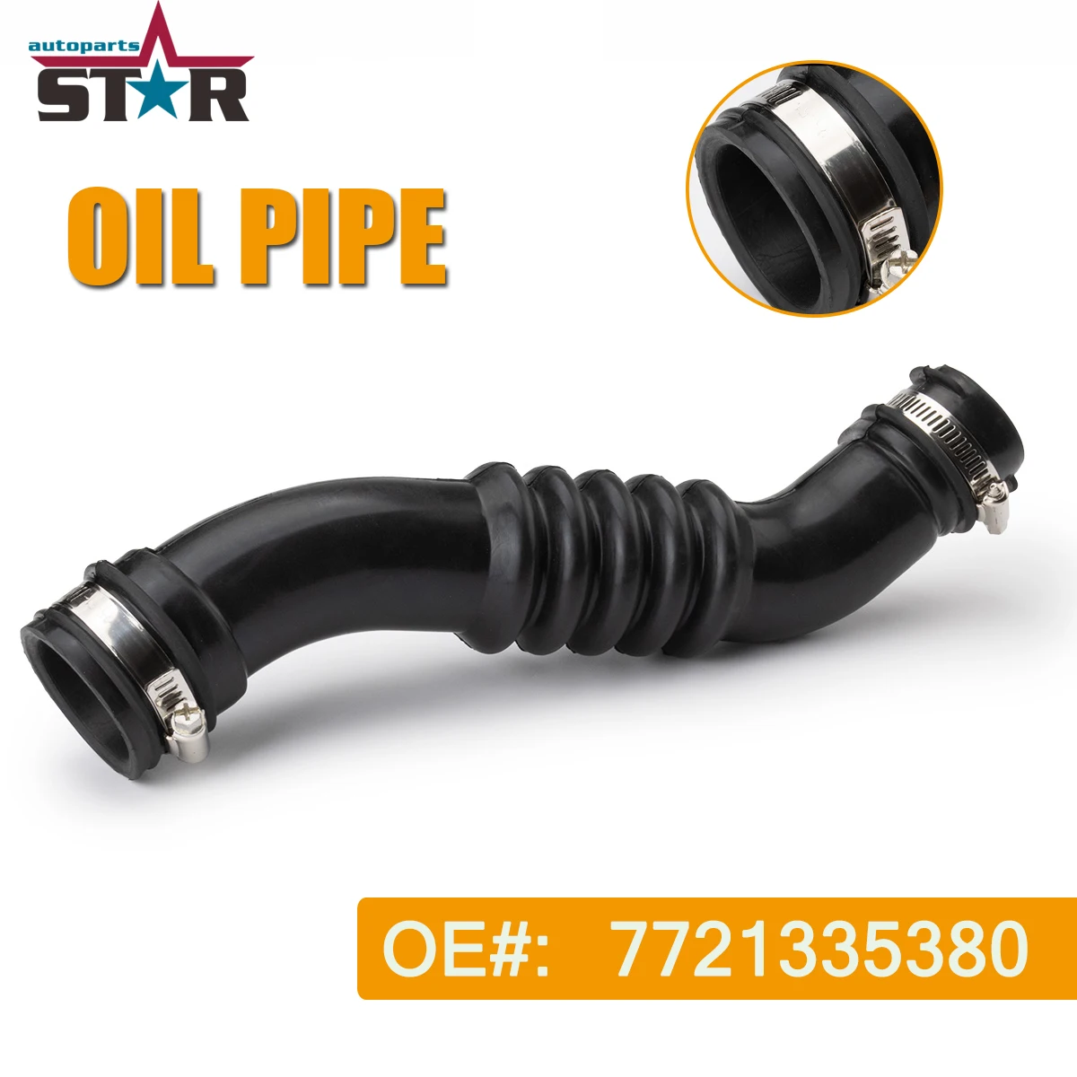 7721335380 Oil pipe Fuel Tank Filler Hose 77213-35380  77213 35380 for TOYOTA  LAND CRUISER PRADO FJ CRUISER HILUX SURF