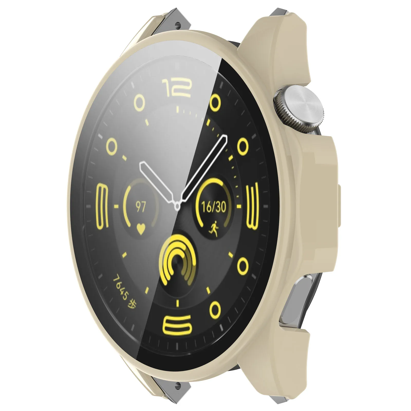 Funda de reloj 2 en 1 + vidrio templado para Huawei Watch GT4, carcasa dura de PC de 46mm con película protectora de pantalla