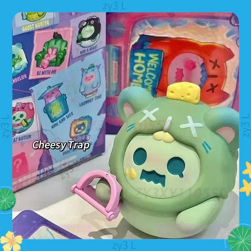 

Значение единорога ShinWoo Ghost Bear House серии слепая коробка игрушки Kawaii экшн-фигурка аниме мультяшная модель украшения Mystery Box