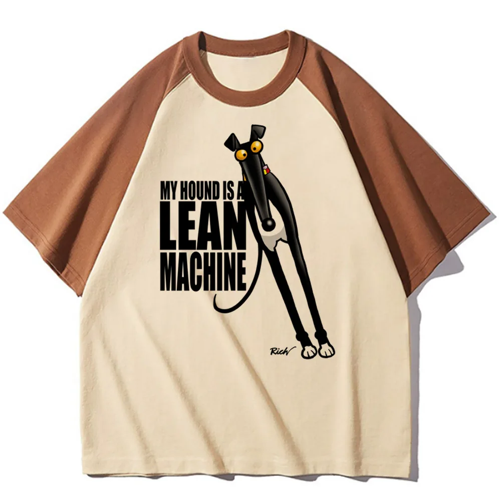 Greyhound tshirt women soft fabric t-shirts female streetwear Japanese 2000s clothing image 3