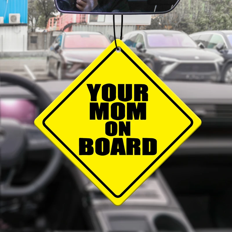 Your Mom Is on the Boat, Funny and Quirky Hilton (Hotel Scent) Car Fragrance Tablets, Wardrobe Air Freshener, Perfume, Rearview Mirror Decoration, Car Interior Pendant, Natural Scent Air Purifier, Anime Cartoon Toilet Fragrance Sachet, Living Room Office Room Bedside Hanging Ornament