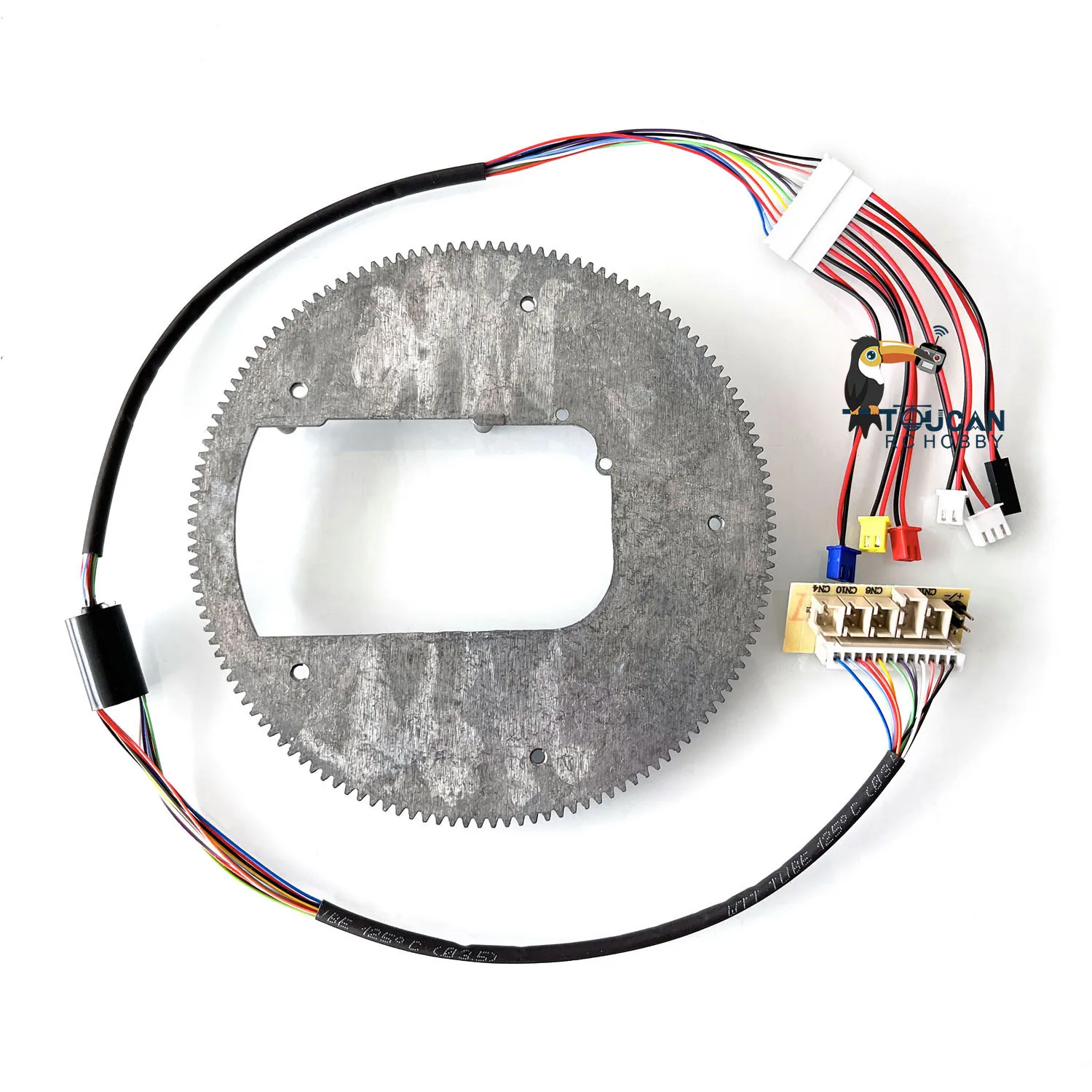 1/16 Heng Long 6.0 RC Tank Big Metal 360° Rotating Gear 12P Electric Slip Rings THZH0804-SMT4