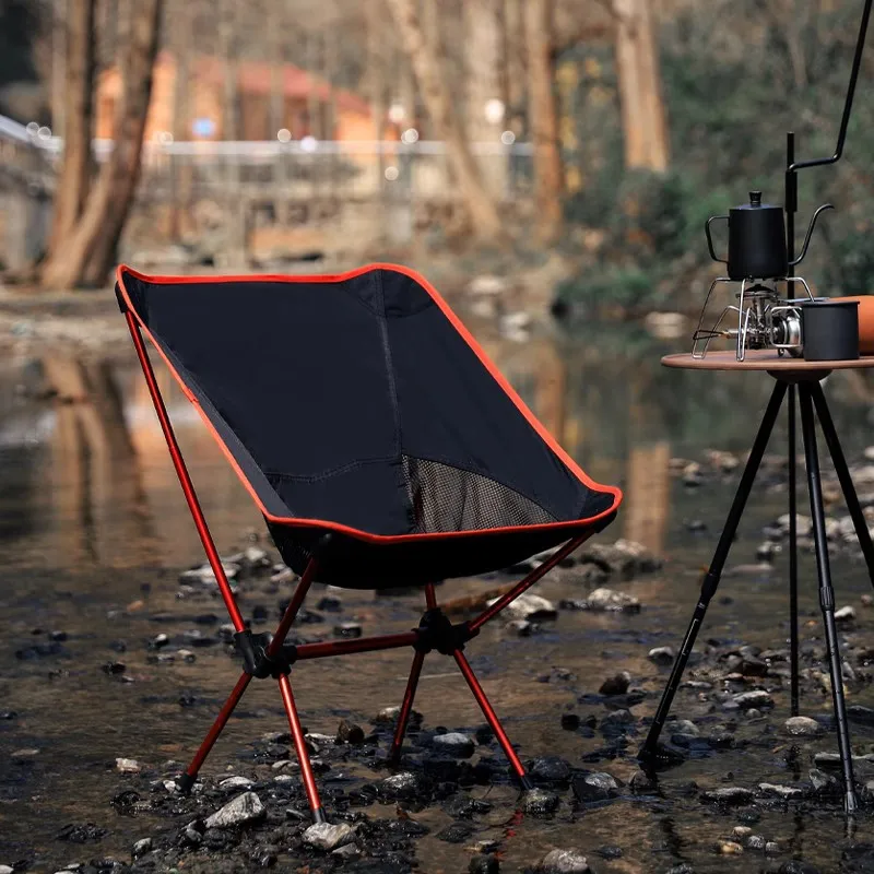 

Camping Folding Chair DIY Alloy Pole Fabric Cloth Picnic BBQ Beach Fishing Seat Chair