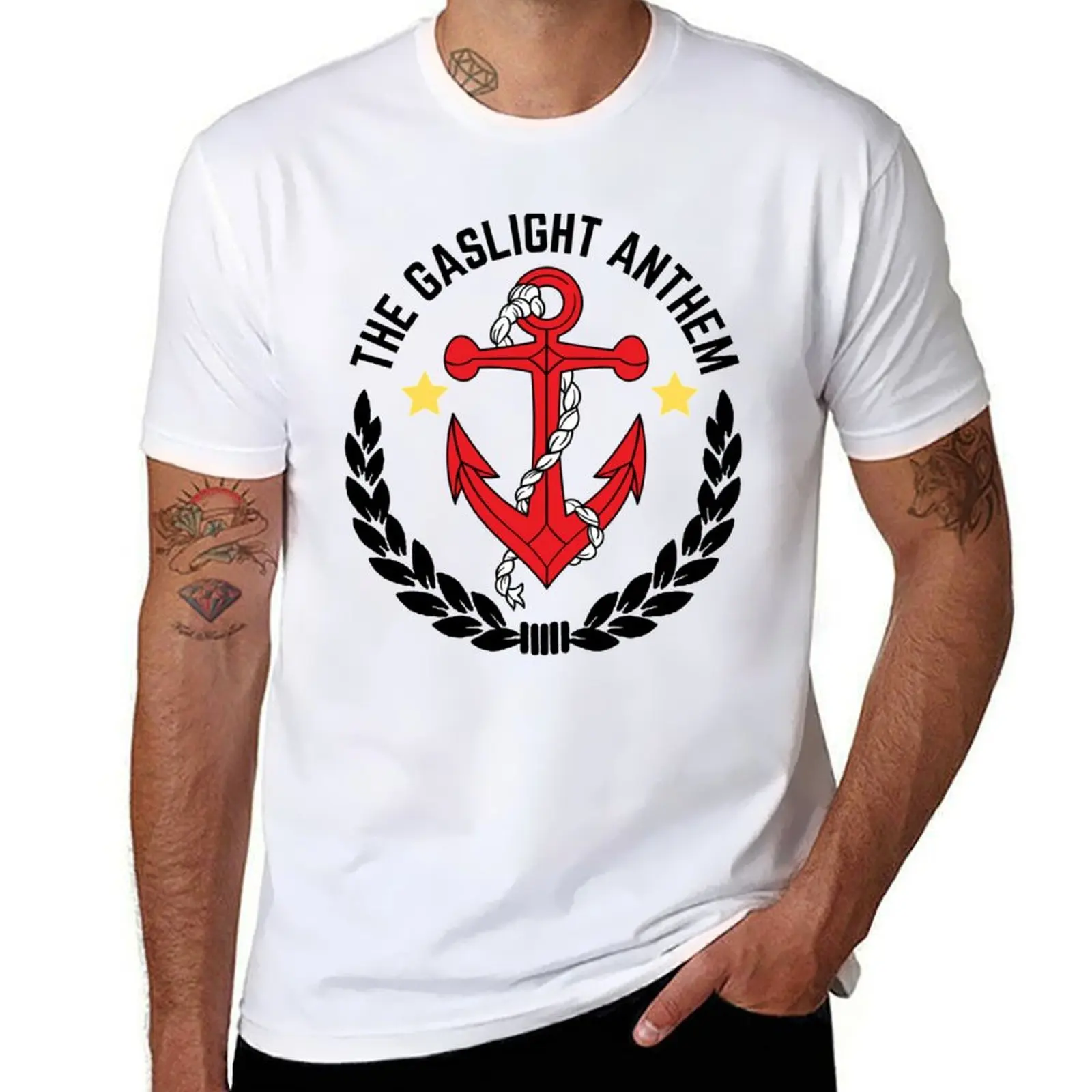 

designer Gaslight t shirts man T-Shirt shirt pack man tshirt for Anthem white man t
