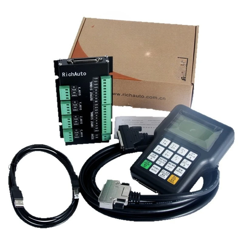 Engraving machine handle DSP handle, four-axis four-linkage control system