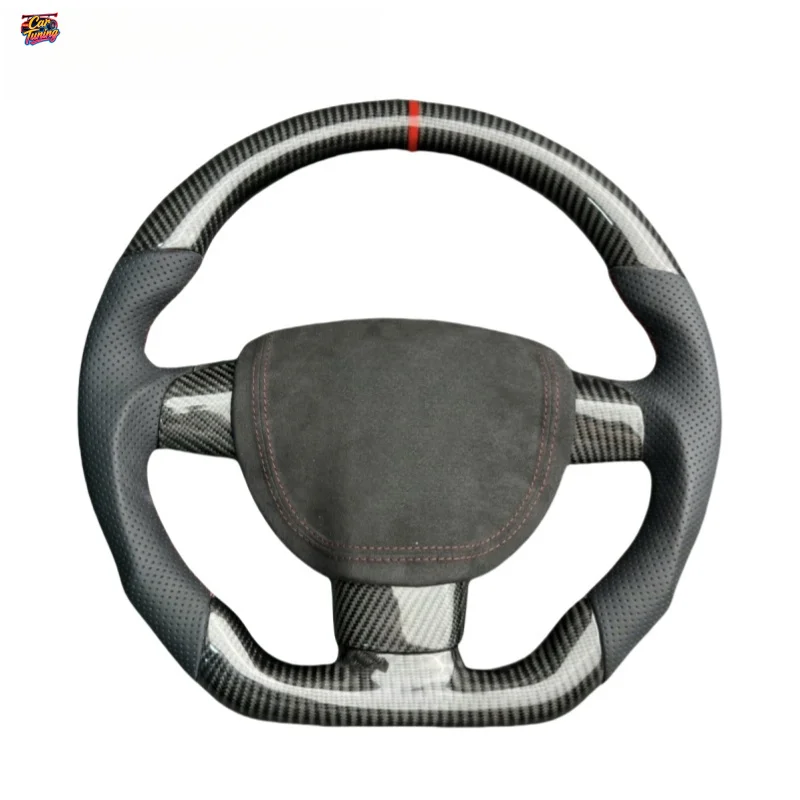 For Ford Focus Three Spoke Sport Flat Bottomed Carbon Fiber Steering Wheel Upgrade and Customization