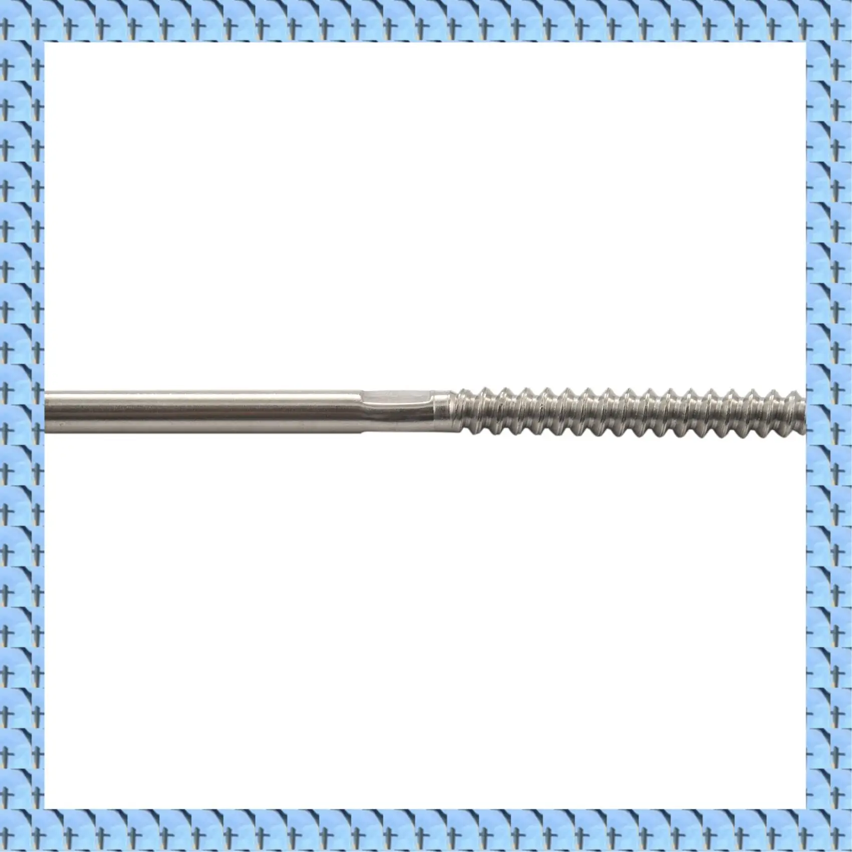 NOCM 60 Pairs Left&Right Hand Thread Lag Screws For 1/8 Inch Cable Railing Stair Railing For Wood Post Lag Screw Swage System
