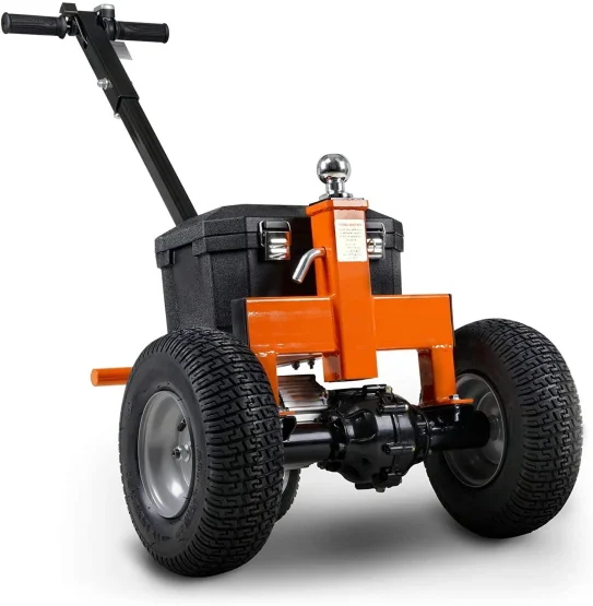 1.5 Ton Capacity Electric Trailer Trailer with 2 Ball Adjustable Height Hook Electric Trailer Cart Parts and Accessories