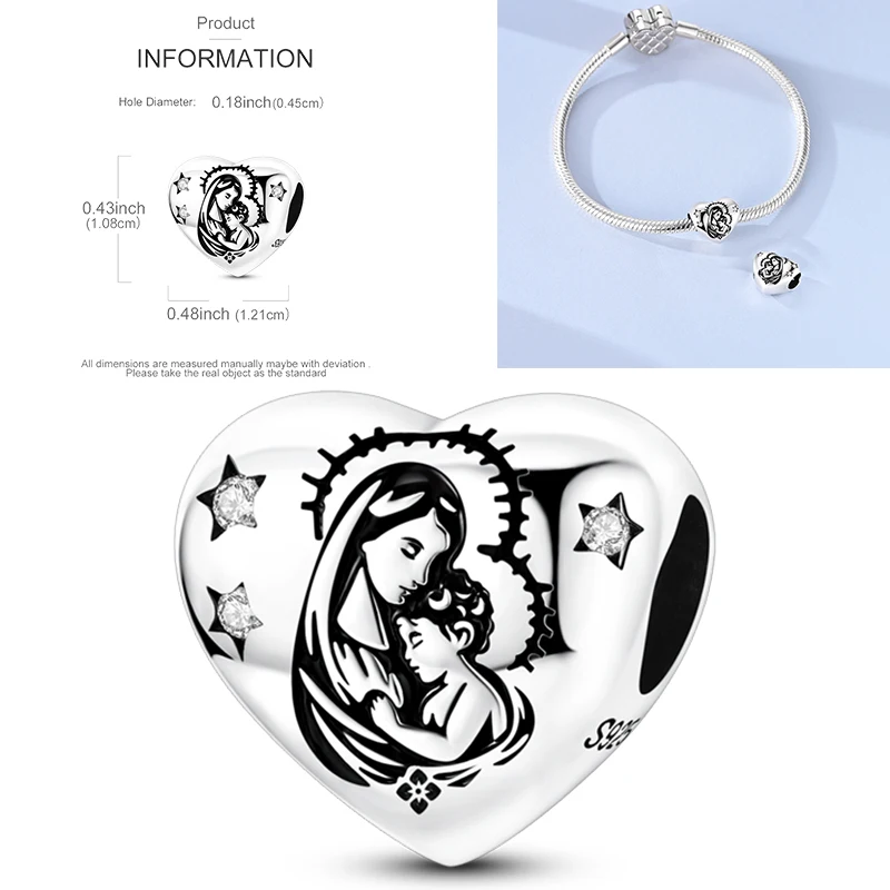 Neuer Russischer Matroschka-Anhänger aus 925 Sterling Silber, Russische Matroschka-Perle, Passend für Armbänder, DIY Damenschmuck Geschenk 2026 – Detail 28