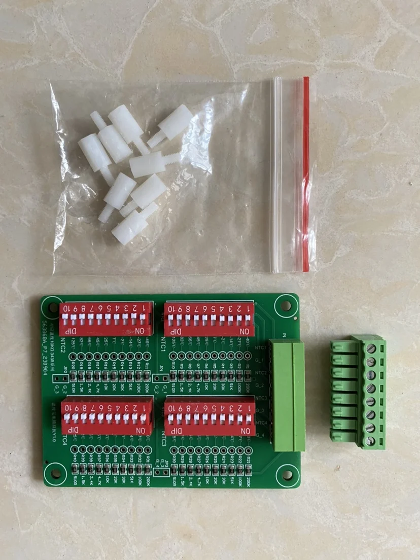 Temperature Acquisition Board NTC Simulation Sampling Energy Storage Testing Fixture 3435 10KNTC