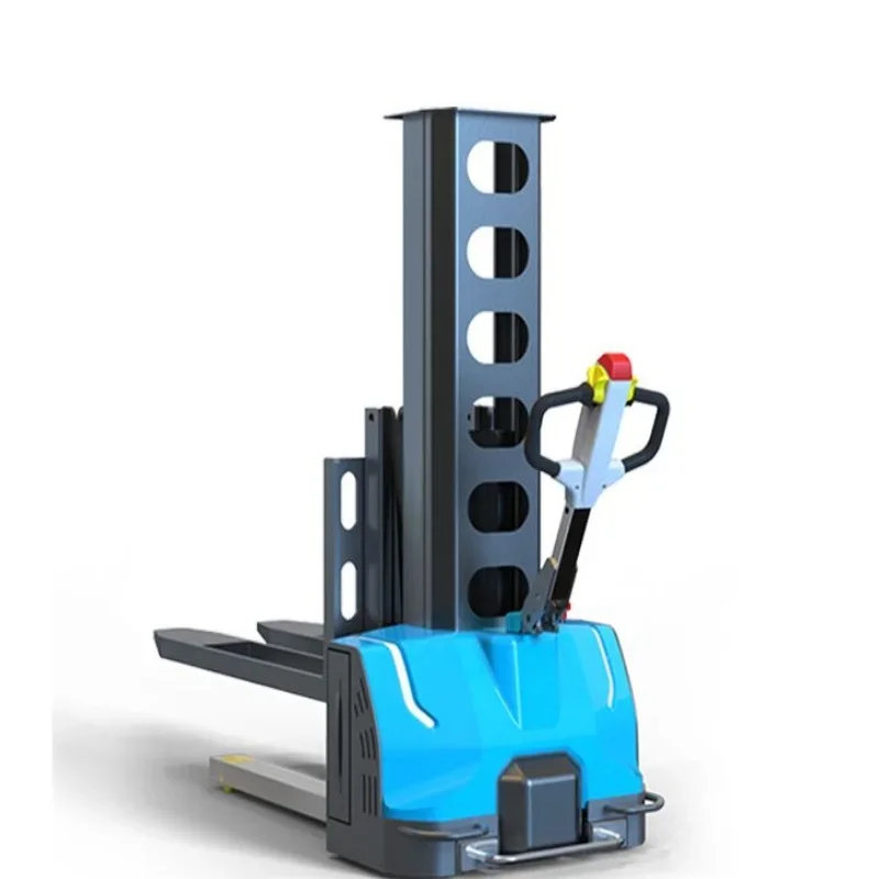 1.5T Electric Self-Lifting Automatic Truck Mounted Forklift New Condition Pump Engine Core Restaurant Industries Pallet Climbing