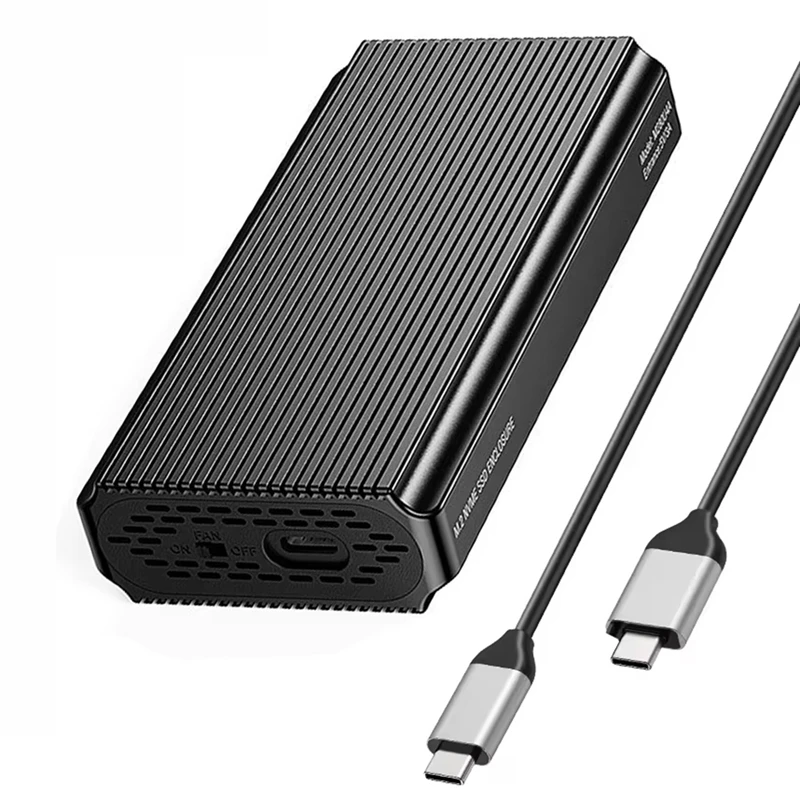 

USB 4.0 40 Гбит/с M.2 Nvme SSD Корпус для Thunderbolt 4/3 USB 3.2/3.1/3.0 ASM2464 Чехол для внешнего жесткого диска для ПК