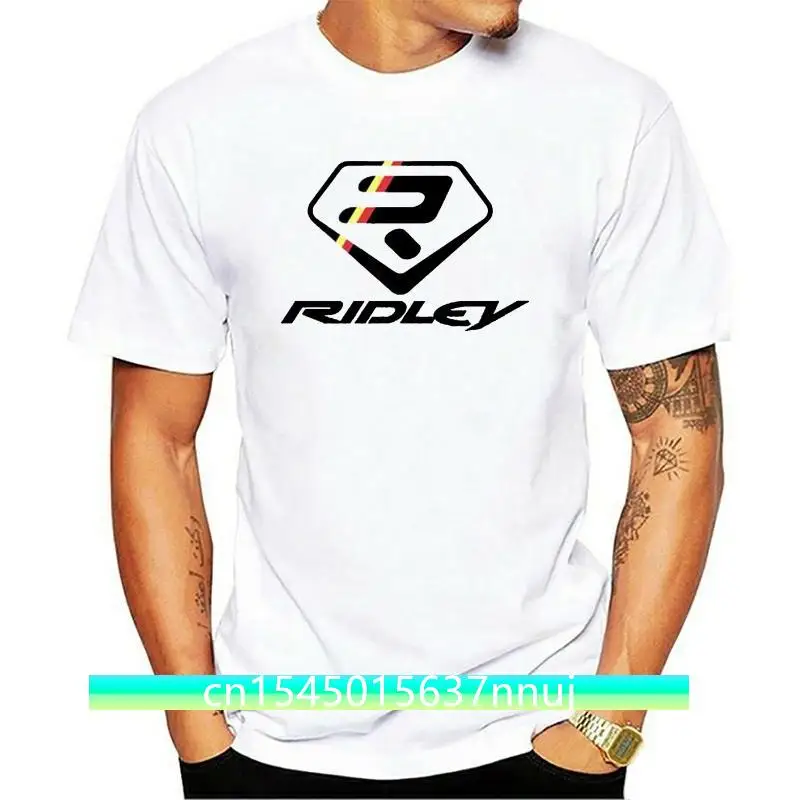 

Ridley Bikes Bicycle Logo White T-shirt size S M L XL 2XL 3XL Short Sleeve Round Neck T Shirt Promotion T Shirt Fashion Tops