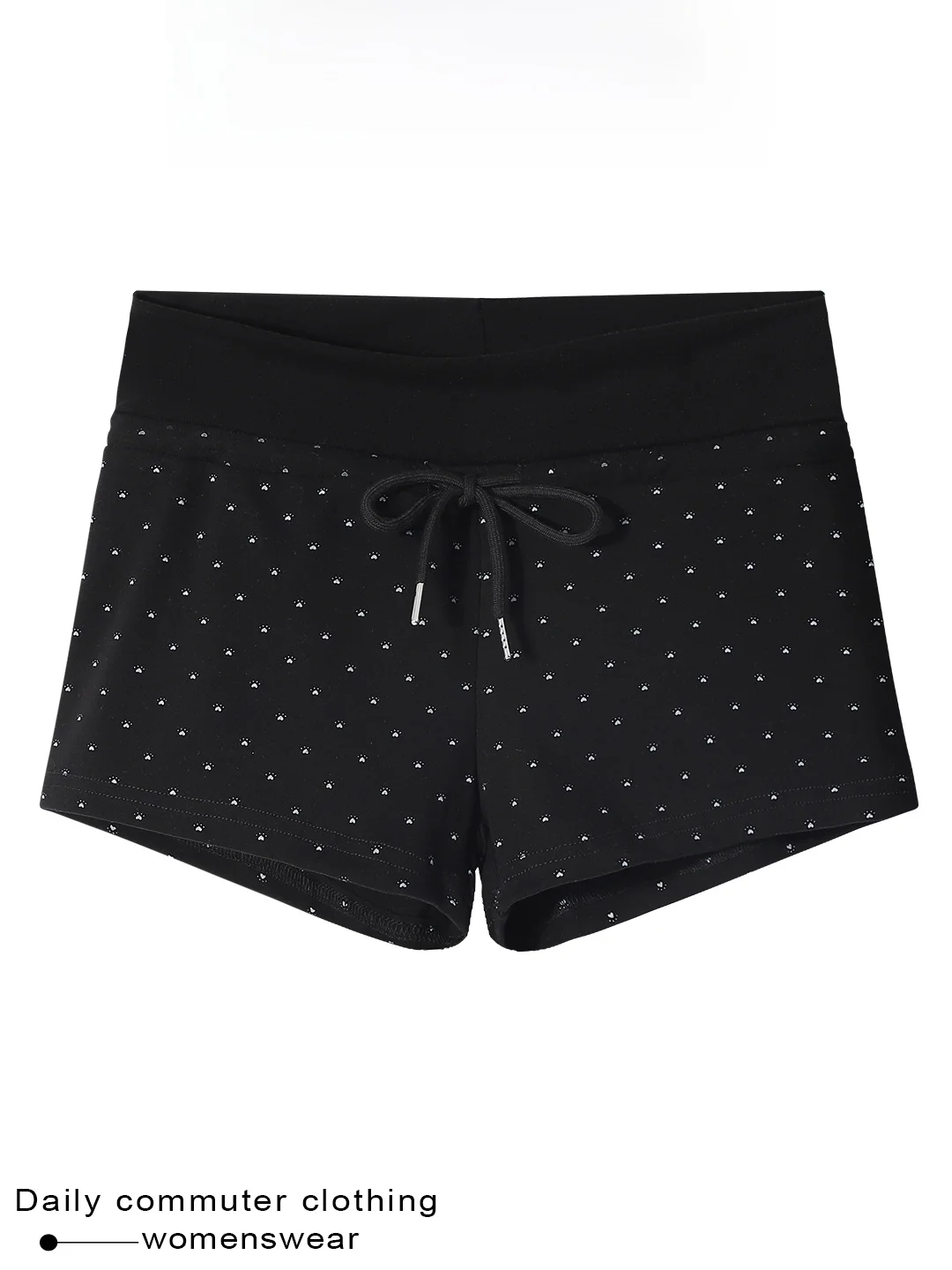 Casual Printed  Claw Pattern High Waist Slimming Short Pants Women's Summer Fashionable Versatile High Waist Short Shorts