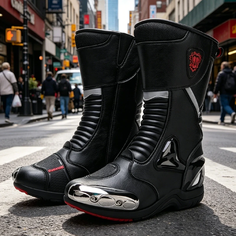 Casual Sneakers for Men Competition Women Motocross Motorbike Rider Boots for Men Speed Motorcycle Shoes Motorcycle Boots Men