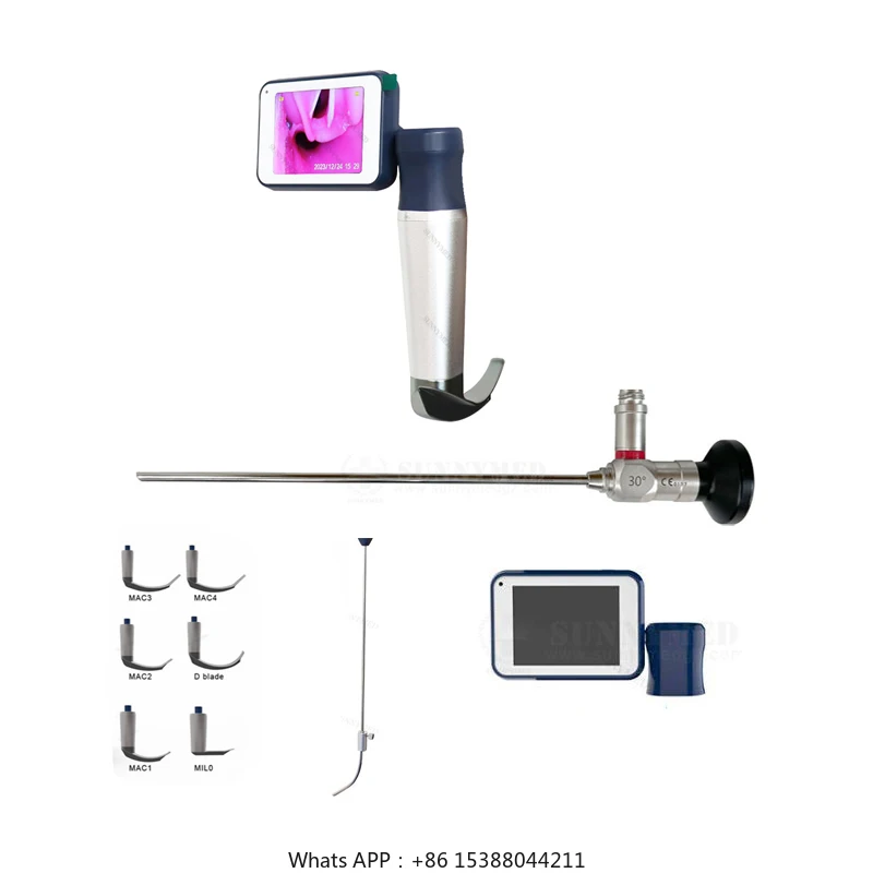 SY-P020N Difflt Airway Video cam era Laryngoscope Reusable Style Video Laryngoscope New Glide Scope Video Laryngoscope