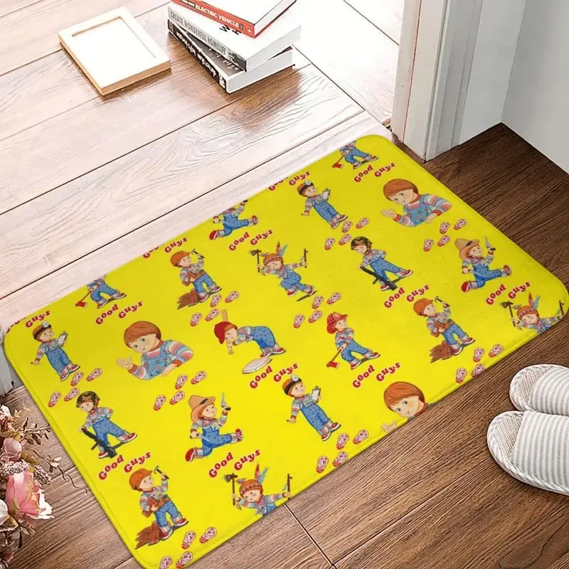 

Custom Good Guys Chucky Doormat Mat Anti-Slip Child's Play Doll Kitchen Bathroom Balcony Rug Carpet 40*60cm