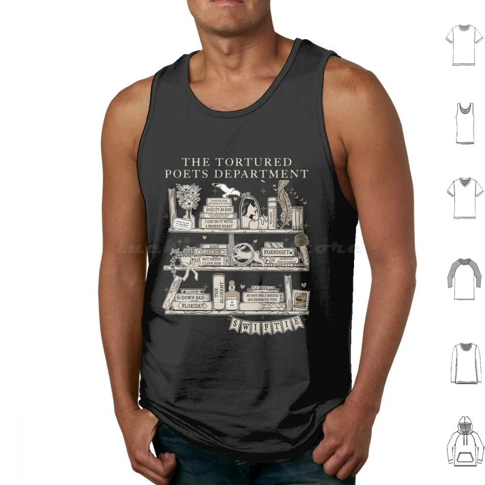 The Tortured Poets Department Art Tank Tops Print Cotton Ttpd The Tortured Poets Department I Cry A Lot But I Am So