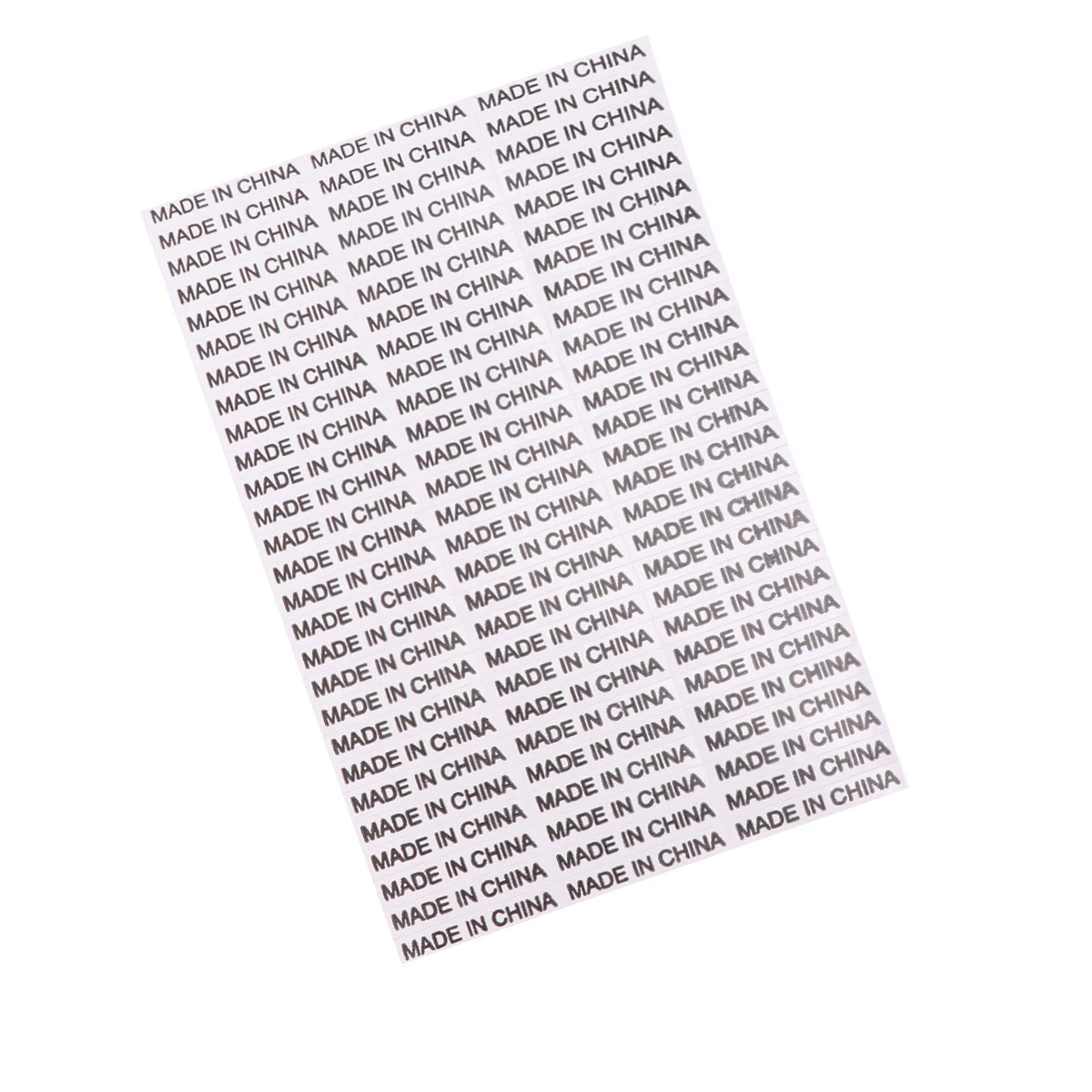 

5000 pcs China Stickers White Waterproof Self Adhesive Labels For Packaging Metal Plastic Glass Surface