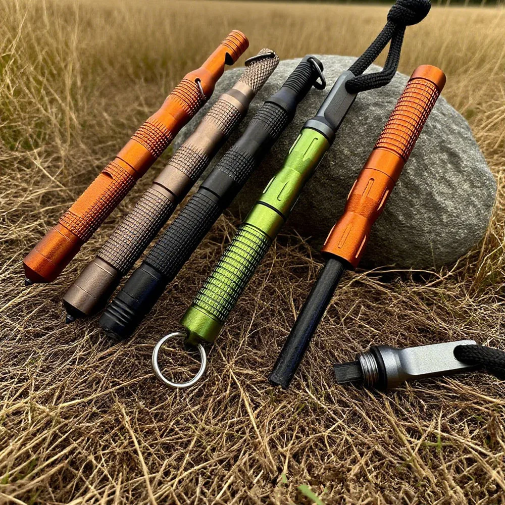 

Outdoor Camping Adventure Survival Portable Lighter Metal Camping Equipment Wilderness Survival Tools Alloy Firearms