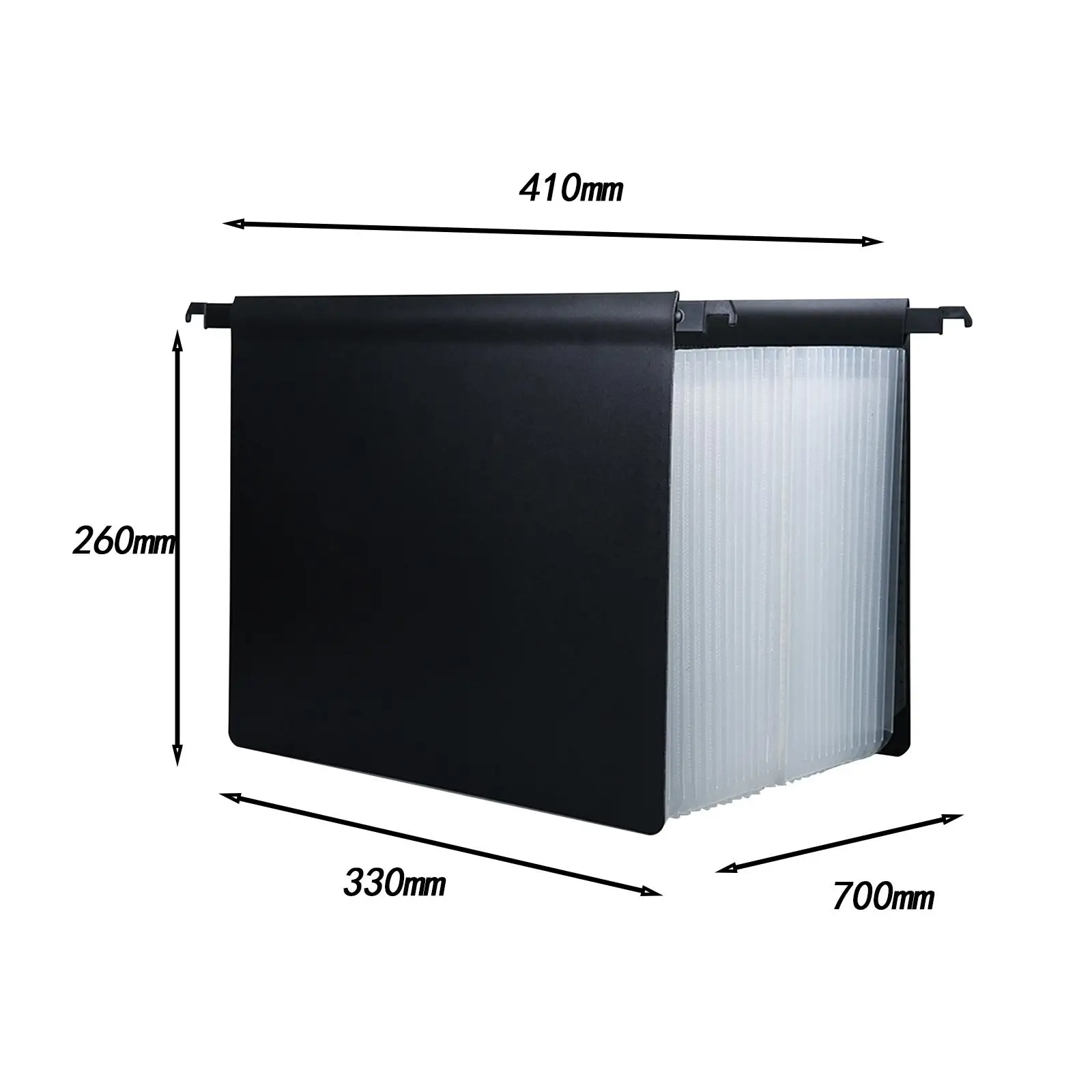 Expanding Hanging File Folder 25 Pocket A4 Letter Size with Labels Document Folder for Filing Cabinet Receipts Envelopes Papers