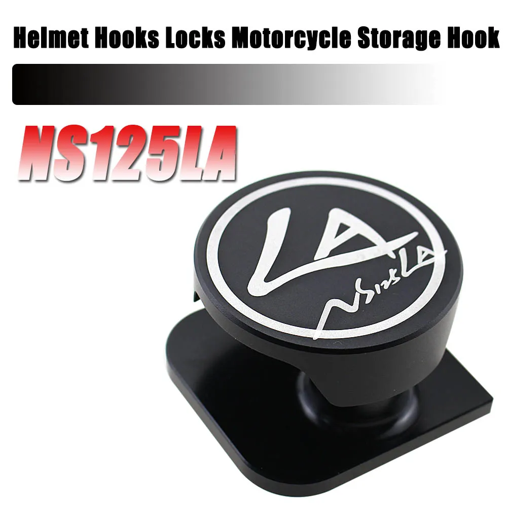 New motorcycle accessories CNC aluminum alloy Helmet Hooks Locks Crochet Adapter Motorcycle Storage Hook For Honda NS125LA