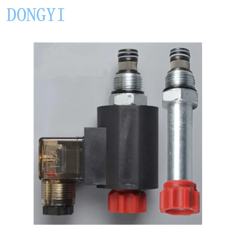 Hydraulic Threaded Cartridge Solenoid Valve DHF08-228 SV08-28 LSV08-2NCSP-L Rod Diameter 13mm 16mm DC12V DC24V AC220V