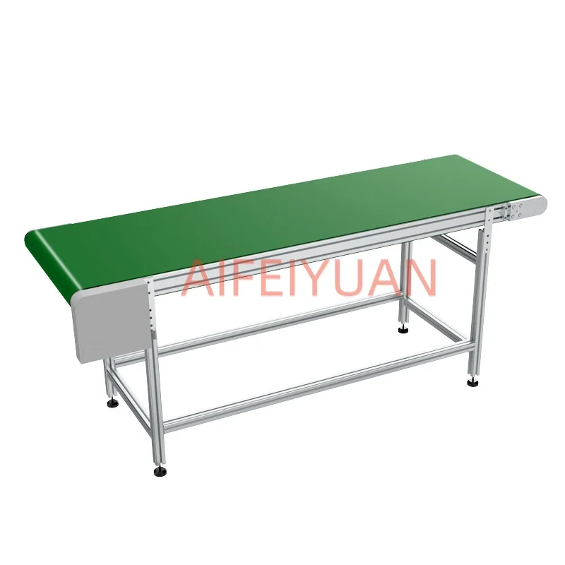 High Quality Flat Belt Green Belt Conveyor for Loading Containerbelt Conveyor Drum Rollerbelt Conveyor Roll