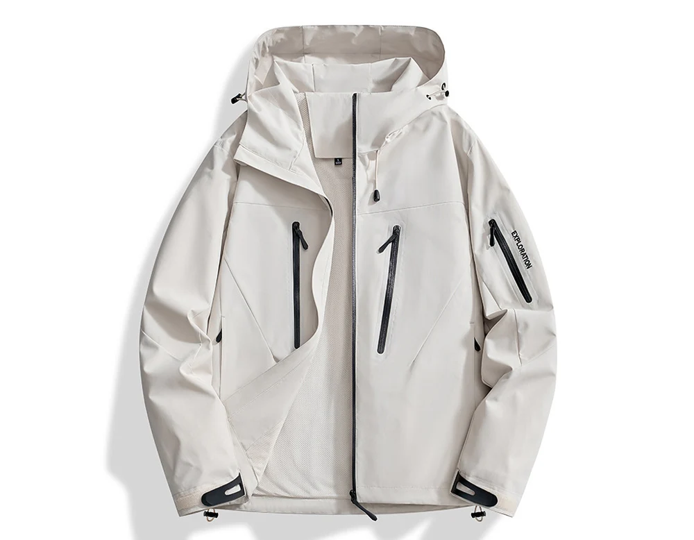 Spring Autumn Men's Climbing Waterproof Jackets Outdoor Men Hiking Rain Coats Men Sports Breathable Windbreaker Jacket Clothing