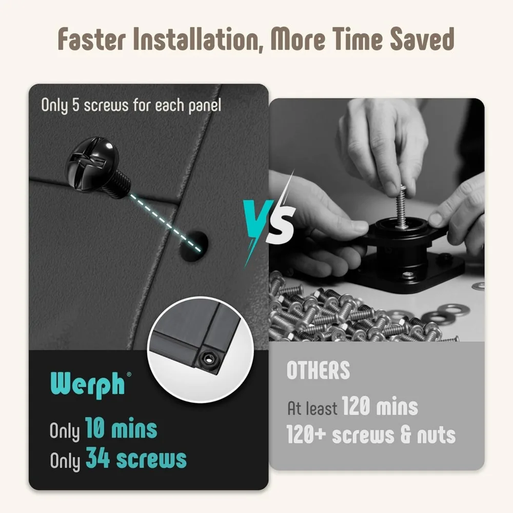 كوب سماد مزدوج الغرفة بسعة 43 جالونًا مع قفازات، تجميع سريع لنفايات الحديقة والمطبخ #4