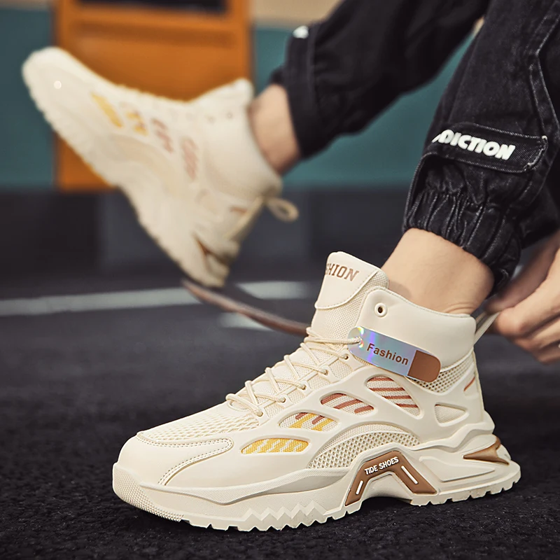 

Мужские кроссовки из дышащей сетки — стильные повседневные кроссовки, удобные для прогулок, бега