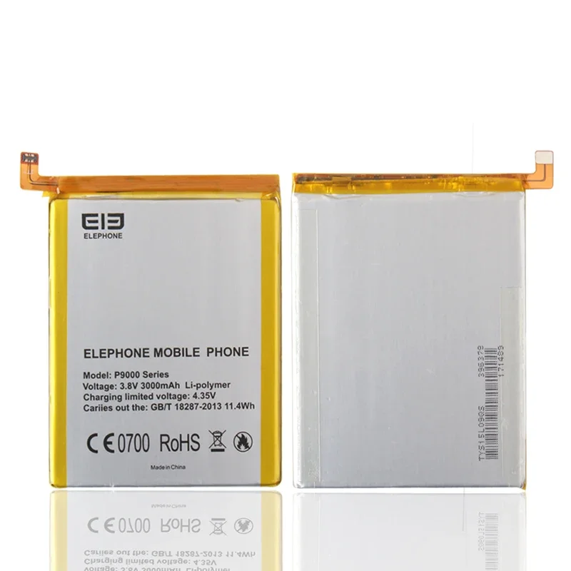 100% Original Backup Elephone P9000  Lite 3000mAh Battery For     Smart Mobile Phone